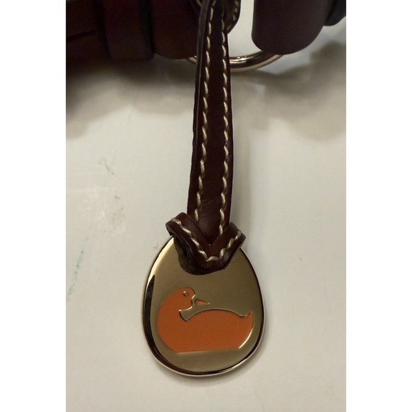 DOONEY & BOURKE Vintage Hobo Shoulder Bag Caramel Suede Brown Leather Old Money - Picture 11 of 15